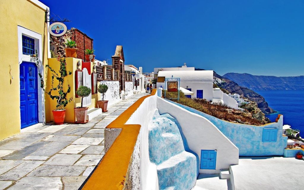 Village at Santorini Greece